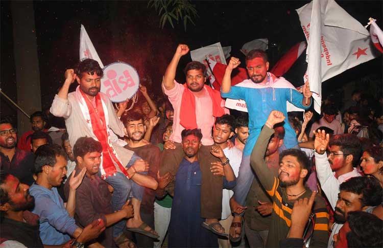 All India Students Union wins JNU elections