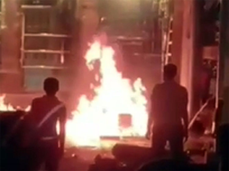 Massive fire in Ujjain's Mahakaleshwar temple